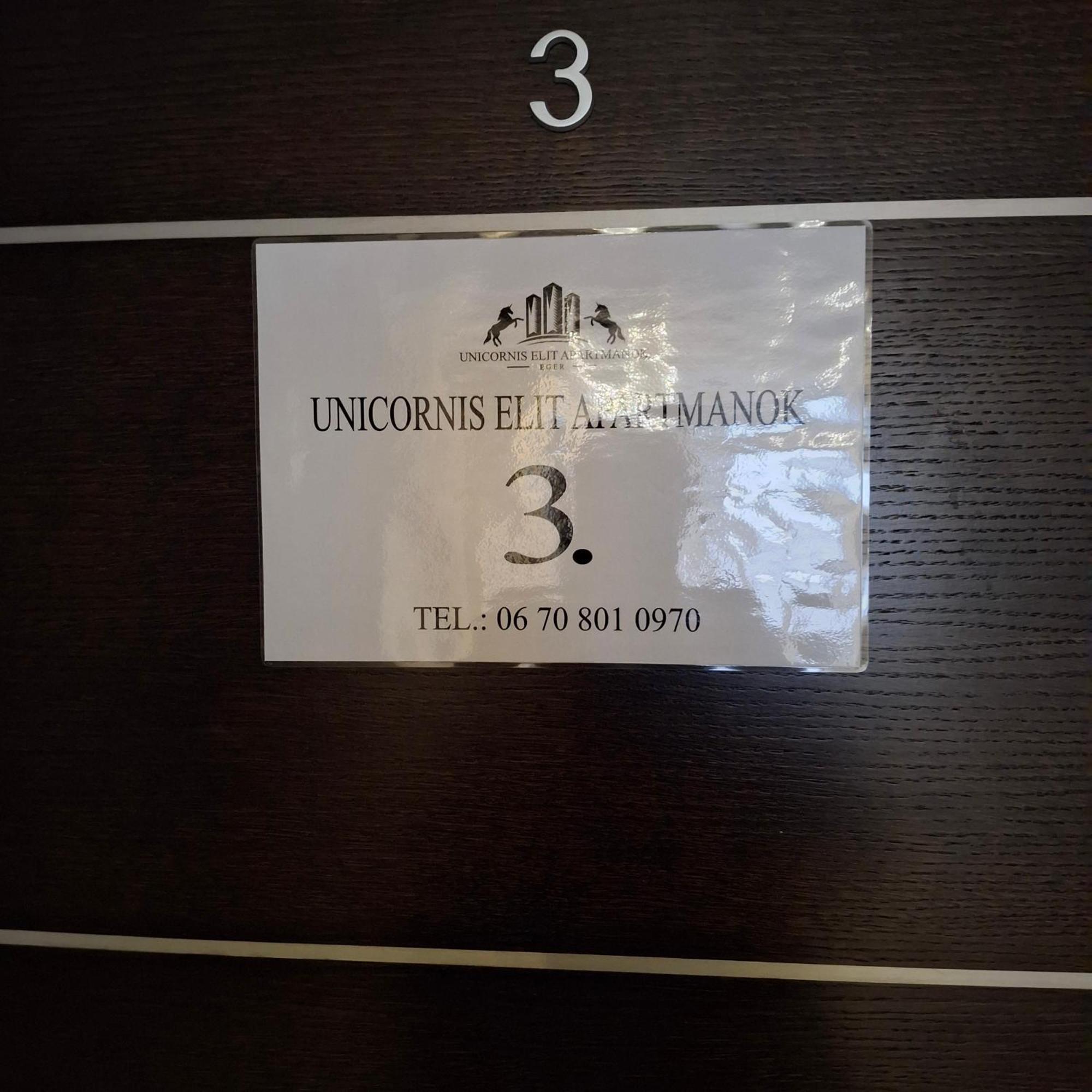 Unicorniselit Apartmanok Eger Luaran gambar